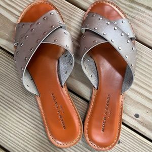 Rock & Candy leather studded sandals